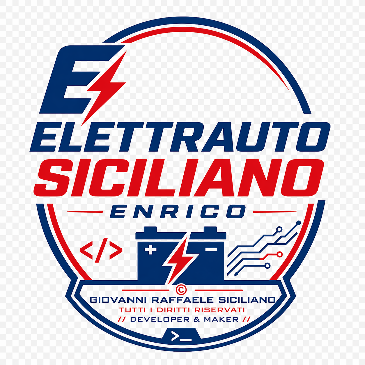 Master_Logo_della ditta_Elettrauto_Siciliano_Enrico_di_Siciliano_Giovanni_Raffaele